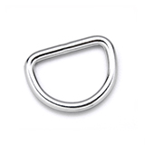 Welded D Ring Nickel Plated