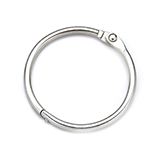 Opening Round Ring Nickel Plated