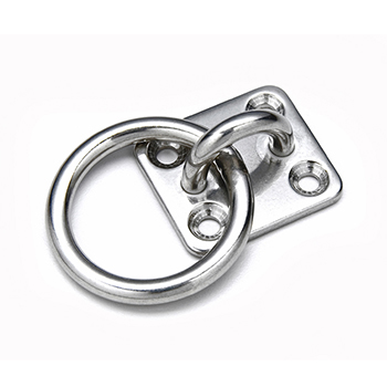 Stainless Steel Square Eye Plate With Ring