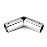 Stainless Steel 120° Bow Form Rail Fitting, Rail Fittings